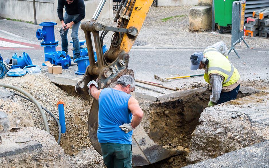 travaux assainissement Juziers